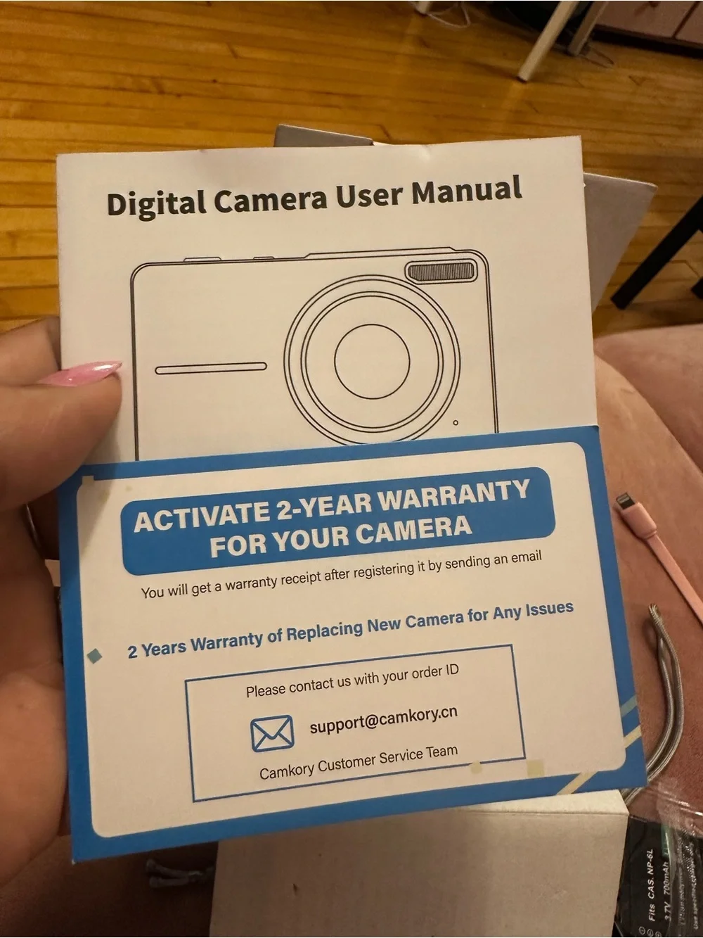 Digital Camera FHD 1080P Pink - Compact Everyday Camera